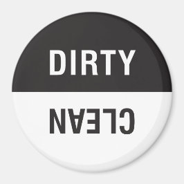Dishwasmachine Magnet Dirty Clean Sign of Notifica
