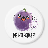 Disinte-druif Funny Disintegration Grape Pun Magneet (Voorkant)