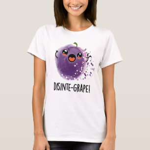 Disinte-druif Funny Disintegration Grape Pun T-shirt
