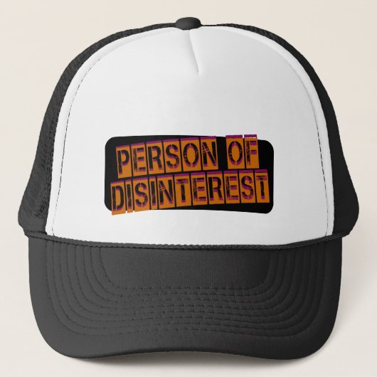 Disinterest Trucker Pet (Voorkant)