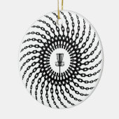 Disk Golf Basket Chains Keramisch Ornament (Links)