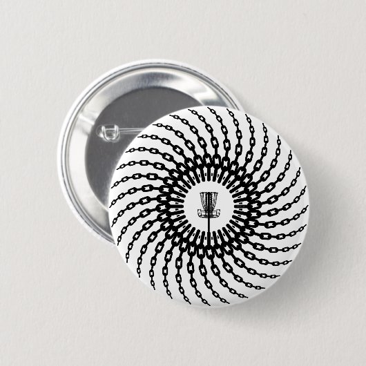 Disk Golf Basket Chains Ronde Button 5,7 Cm (Voorkant /achterkant)