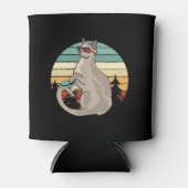 Disk Golf Basket Funny Cat Gift Player Blikjeskoeler (Voorkant)