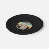 Disk Golf Basket Funny Cat Gift Player Papieren Bordje (Gekanteld)