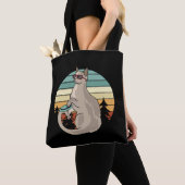 Disk Golf Basket Funny Cat Gift Player Tote Bag (Dichtbij)