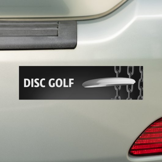 Disk Golf Bumpersticker (Op auto)