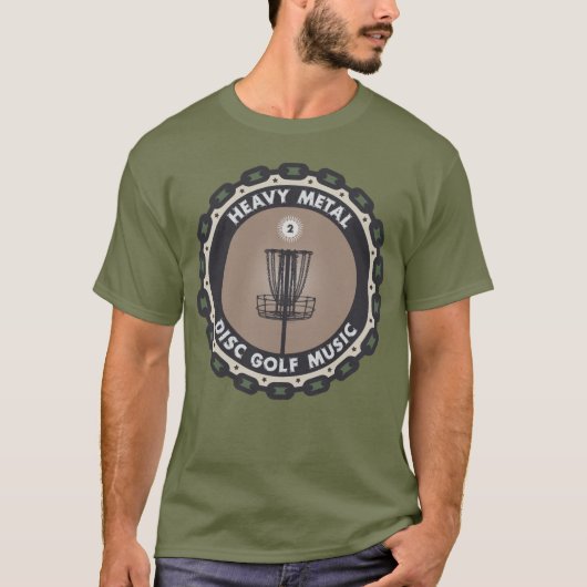 Disk Golf Chains T-shirt (Voorkant)