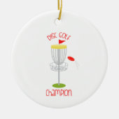 Disk Golf Champion Keramisch Ornament (Voorkant)