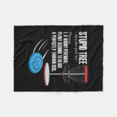Disk Golf Gifts Fleece Deken (Voorkant (Horizontaal))