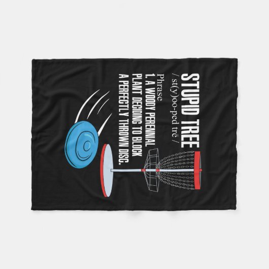 Disk Golf Gifts Fleece Deken (Voorkant (Horizontaal))