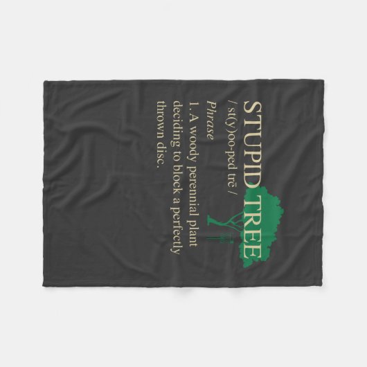 Disk Golf Gifts Fleece Deken (Voorkant (Horizontaal))