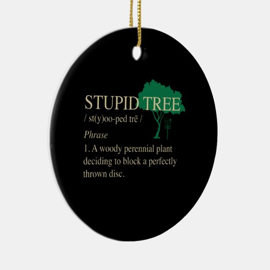 Disk Golf Gifts Keramisch Ornament (Rechts)