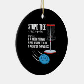 Disk Golf Gifts Keramisch Ornament (Rechts)