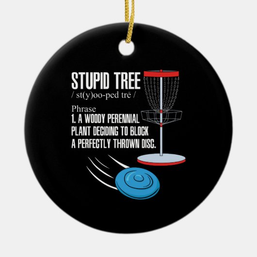 Disk Golf Gifts Keramisch Ornament (Voorkant)