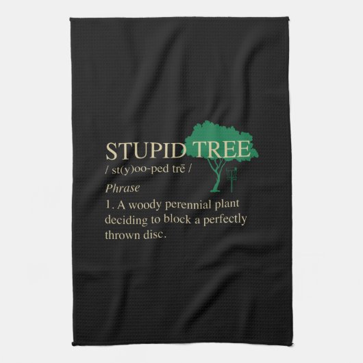 Disk Golf Gifts Theedoek (Verticaal)