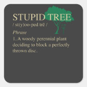 Disk Golf Gifts Vierkante Sticker (Voorkant)