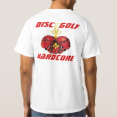 DISK GOLF (härd kôr) T-shirt (Achterkant)