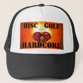 DISK GOLF HARDCORE.com Trucker Pet (Voorkant)