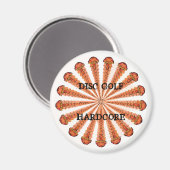 DISK GOLF HARDCORE MAGNEET (Voorkant / Achterkant)