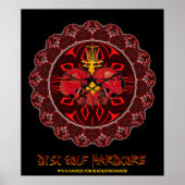 DISK GOLF HARDCORE POSTER (Voorkant)