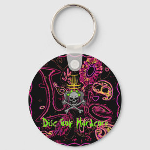 Disk Golf Hardcore Sleutelhanger