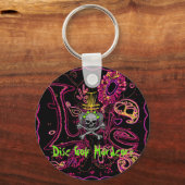 Disk Golf Hardcore Sleutelhanger (Voorkant)