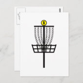 Disk Golf Hole Briefkaart (Voorkant / Achterkant)