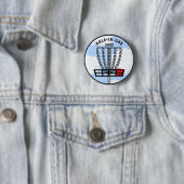 Disk Golf Hole-in-One Gift Ronde Button 5,7 Cm (In situ)