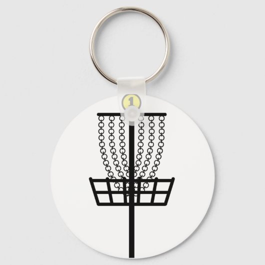 Disk Golf Hole Sleutelhanger (Voorkant)