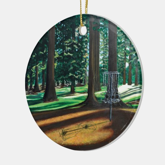 DISK GOLF KERAMISCH ORNAMENT (Links)