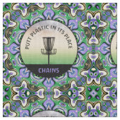 Disk Golf Mandala Stof (Close Up)