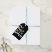 Disk Golf Player | Eat Sleep Disk Golf Repo Cadeaulabel (Met Touw)
