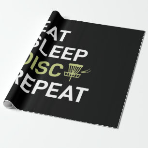 Disk Golf Player   Eat Sleep Disk Golf Repo Cadeaupapier