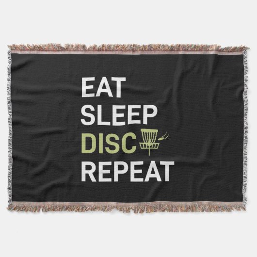 Disk Golf Player | Eat Sleep Disk Golf Repo Deken (Voorkant)