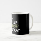 Disk Golf Player | Eat Sleep Disk Golf Repo Koffiemok (Voorkant rechts)
