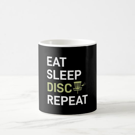 Disk Golf Player | Eat Sleep Disk Golf Repo Koffiemok (Center)