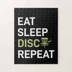 Disk Golf Player   Eat Sleep Disk Golf Repo Legpuzzel