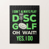 Disk Golf Player | Ik speel niet altijd de Golf va Legpuzzel (Verticaal)