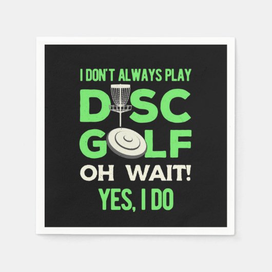Disk Golf Player | Ik speel niet altijd de Golf va Servet (Voorkant)