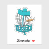 Disk Golf Rattling Chains Sticker (Vel)