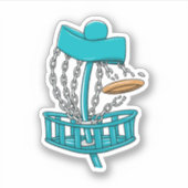Disk Golf Rattling Chains Sticker (Voorkant)