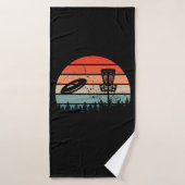 Disk Golf Retro Badhanddoek (Badhanddoek)