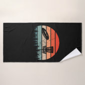 Disk Golf Retro Badhanddoek (Badhanddoek)