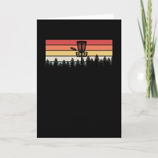 Disk Golf Retro Kaart (Voorkant)