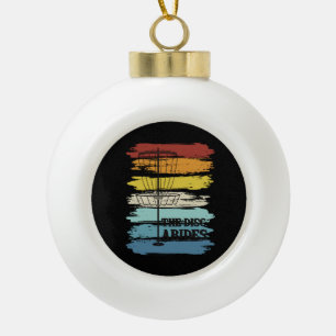 Disk Golf Retro Keramische Bal Ornament