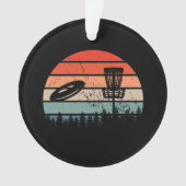 Disk Golf Retro Ornament (voorkant)