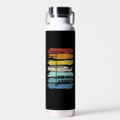 Disk Golf Retro Waterfles (Voorkant)