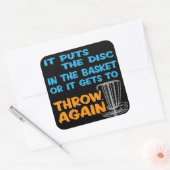 Disk Golf Sticker (Envelop)