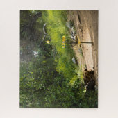 Disk Golf Sunset Puzzle Legpuzzel (Verticaal)