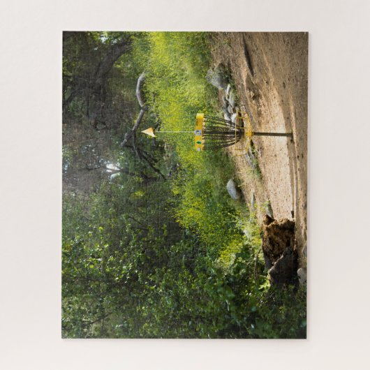 Disk Golf Sunset Puzzle Legpuzzel (Verticaal)